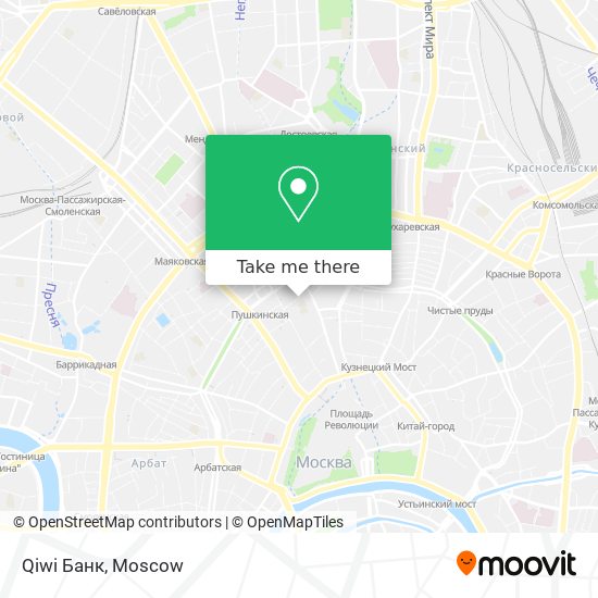 Qiwi Банк map