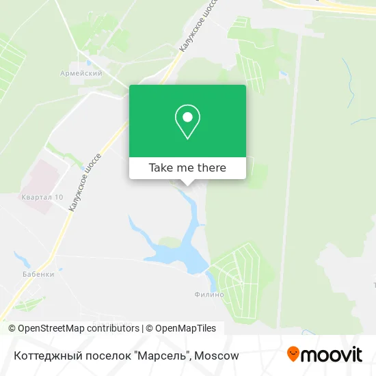 Коттеджный поселок "Марсель" map