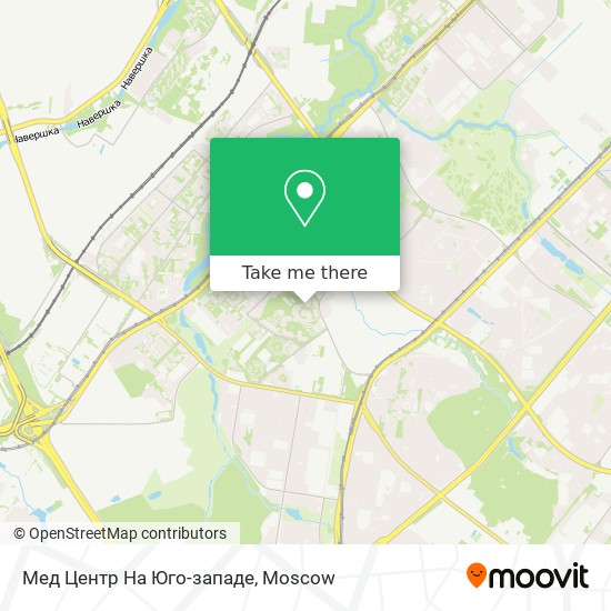 Мед Центр На Юго-западе map