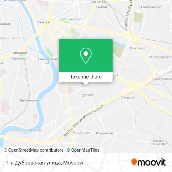 1-я Дубровская улица map