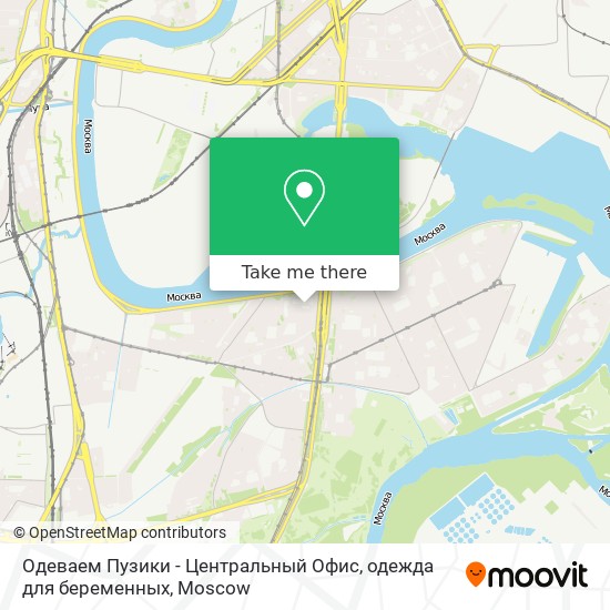 Одеваем Пузики - Центральный Офис, одежда для беременных map