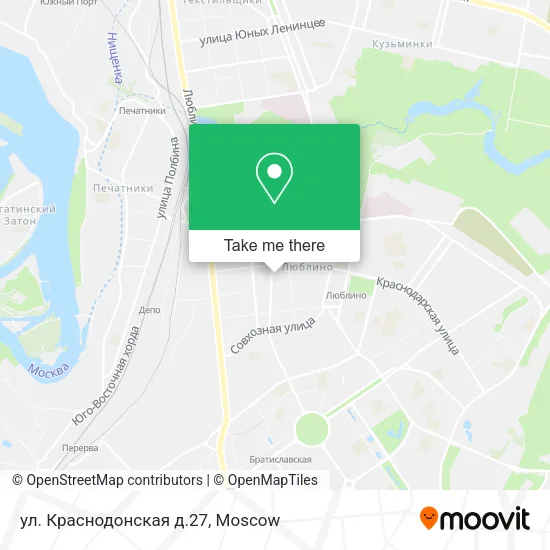 ул. Краснодонская д.27 map