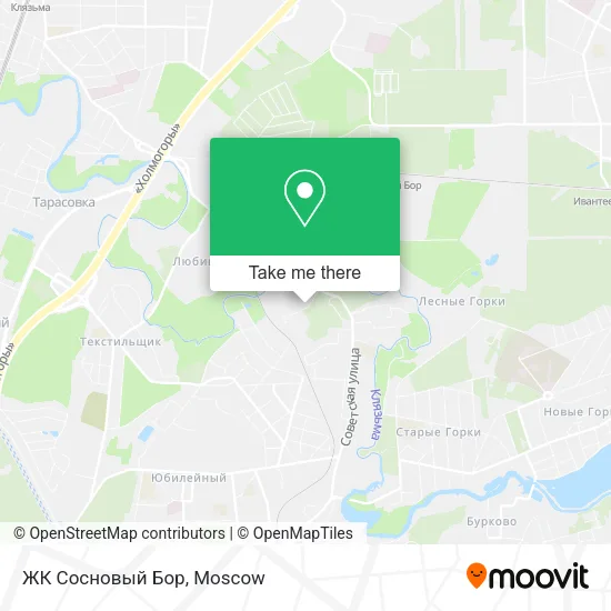 ЖК Сосновый Бор map