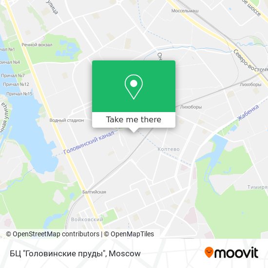 БЦ "Головинские пруды" map