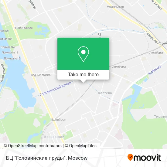 БЦ "Головинские пруды" map