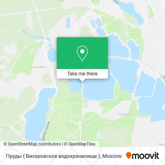 Пруды ( Бисеровское водохранилище ) map