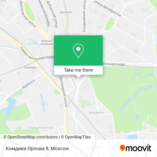 Комдива Орлова 8 map