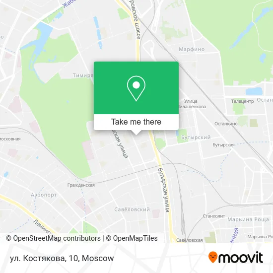 ул. Костякова, 10 map