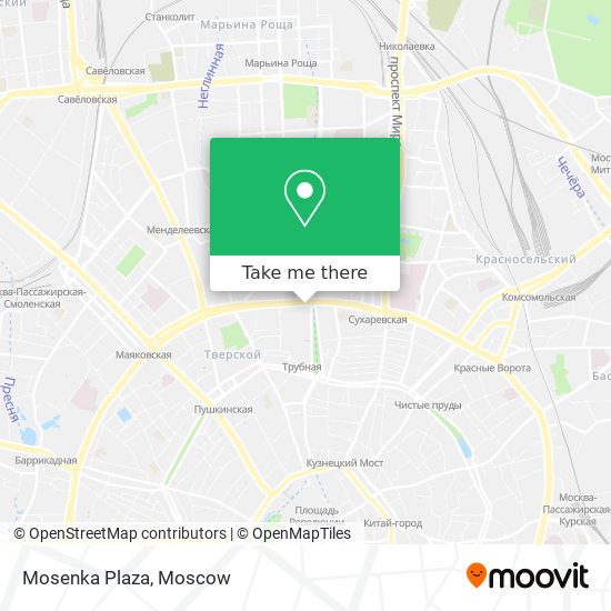 Mosenka Plaza map