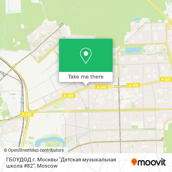 ГБОУДОД г. Москвы "Детская музыкальная школа #82" map