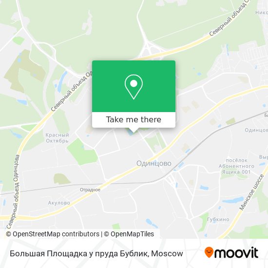 Большая Площадка у пруда Бублик map