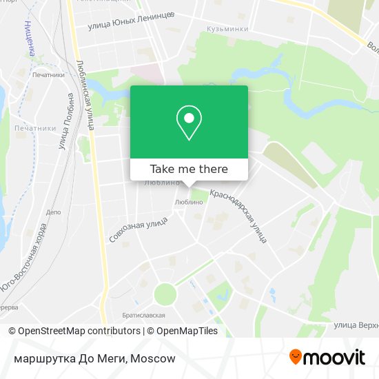 маршрутка До Меги map