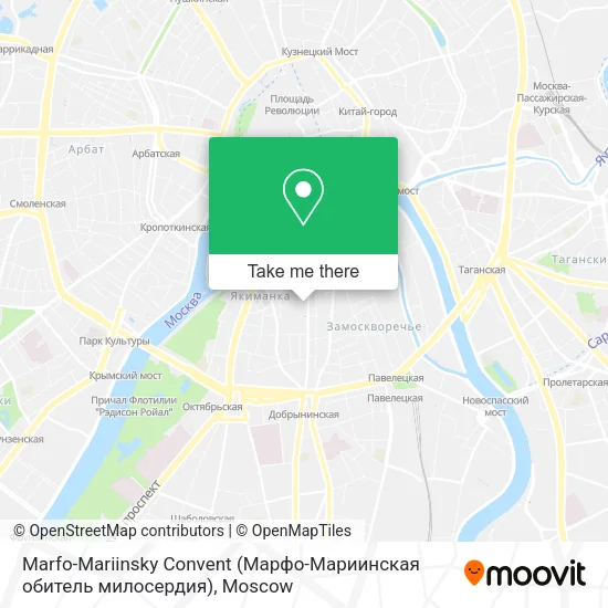 Marfo-Mariinsky Convent (Марфо-Мариинская обитель милосердия) map