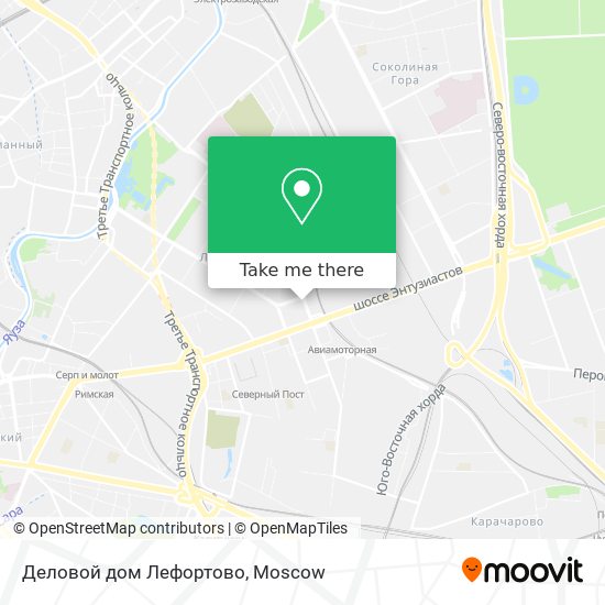 Деловой дом Лефортово map