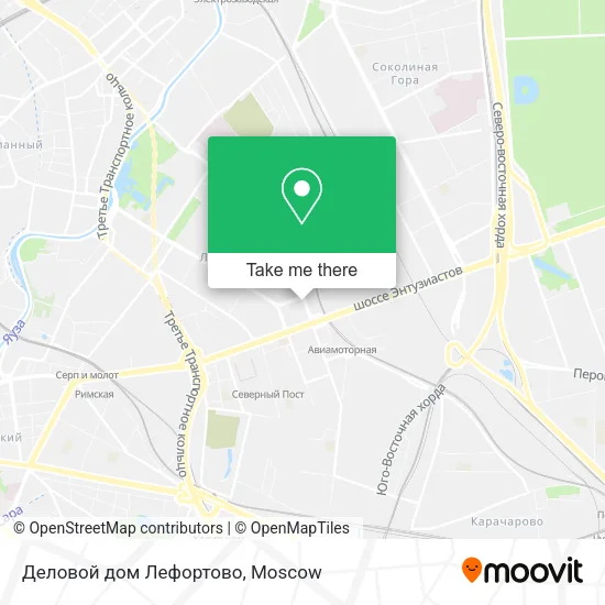 Деловой дом Лефортово map