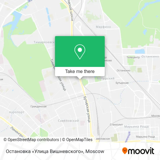 Остановка «Улица Вишневского» map