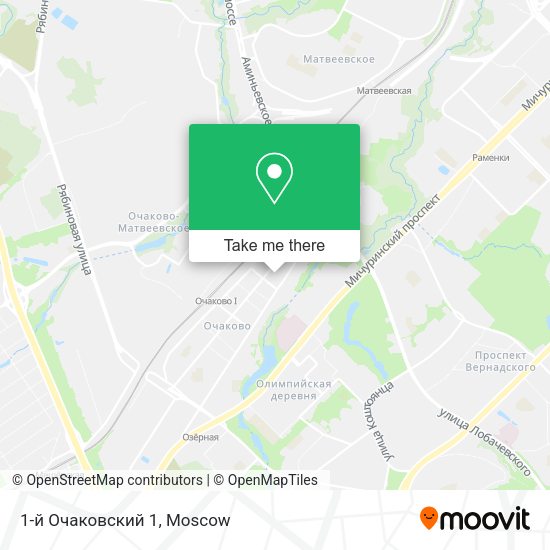 1-й Очаковский 1 map