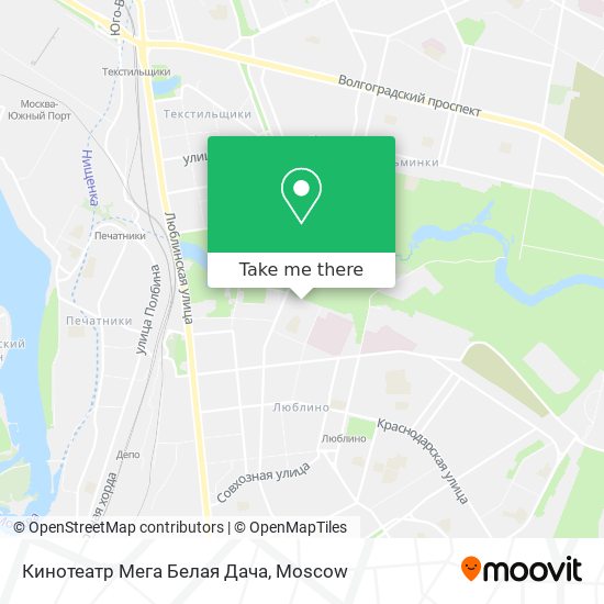 Кинотеатр Мега Белая Дача map