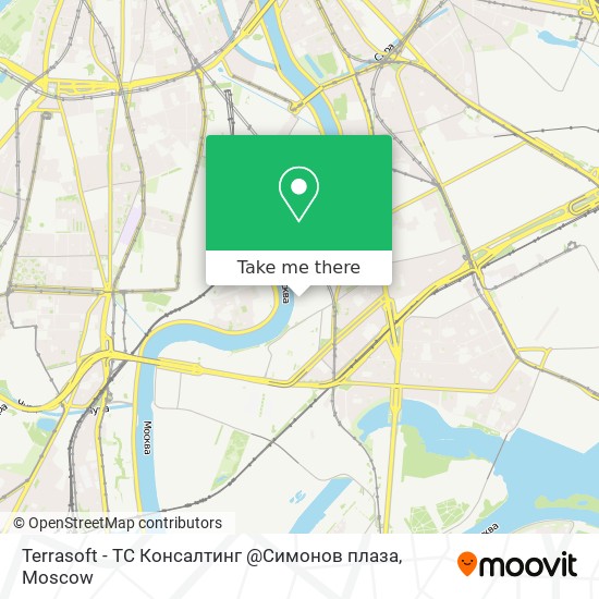 Terrasoft - ТС Консалтинг @Симонов плаза map