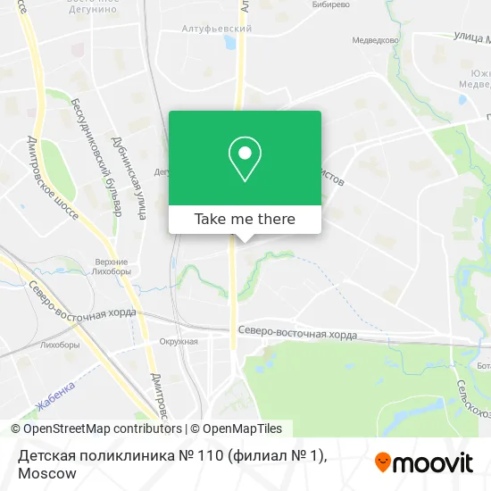 Детская поликлиника № 110 (филиал № 1) map
