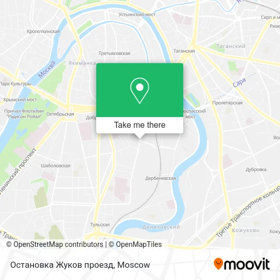 Остановка Жуков проезд map