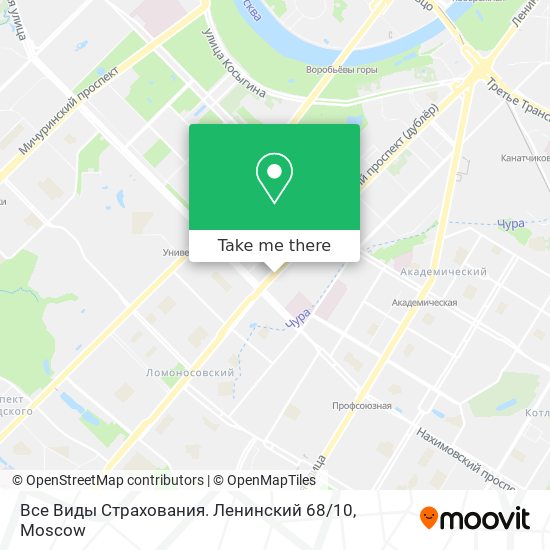 Все Виды Страхования. Ленинский 68 / 10 map