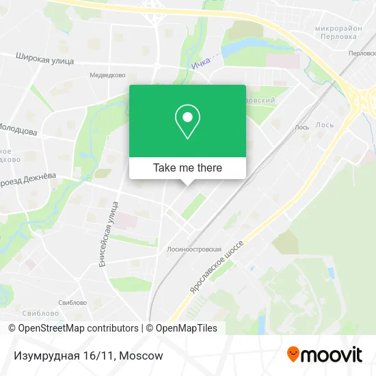 Изумрудная 16/11 map