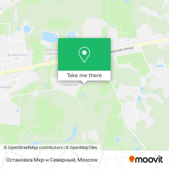 Остановка Мкр-н Северный map