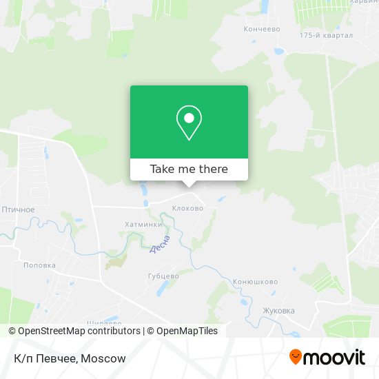 К/п Певчее map