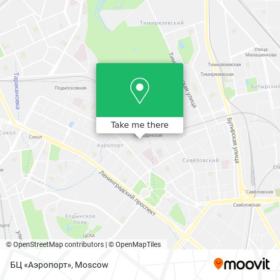 БЦ «Аэропорт» map