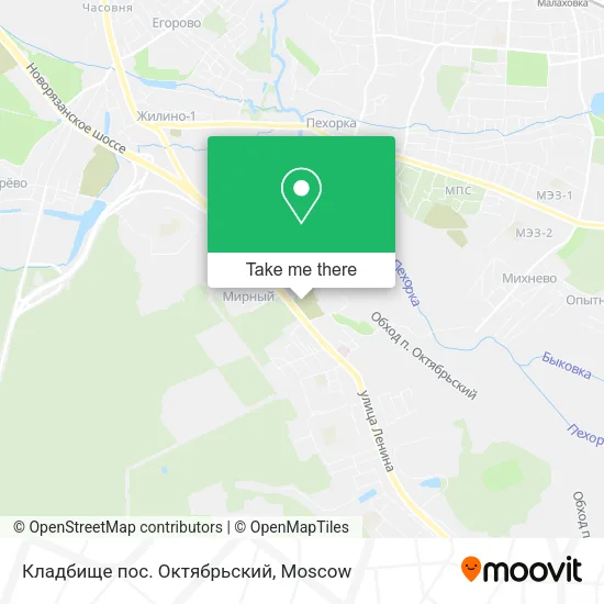 Кладбище пос. Октябрьский map