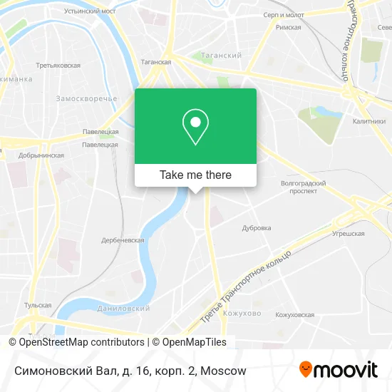Симоновский Вал, д. 16, корп. 2 map