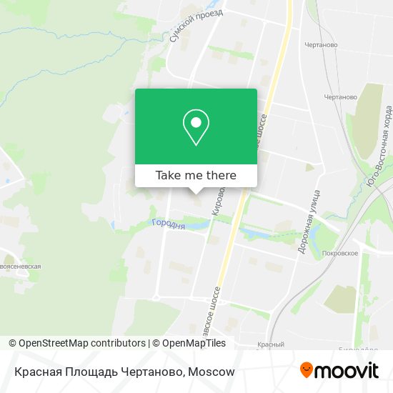 Красная Площадь Чертаново map