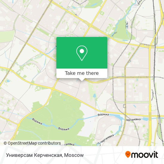 Универсам Керченская map