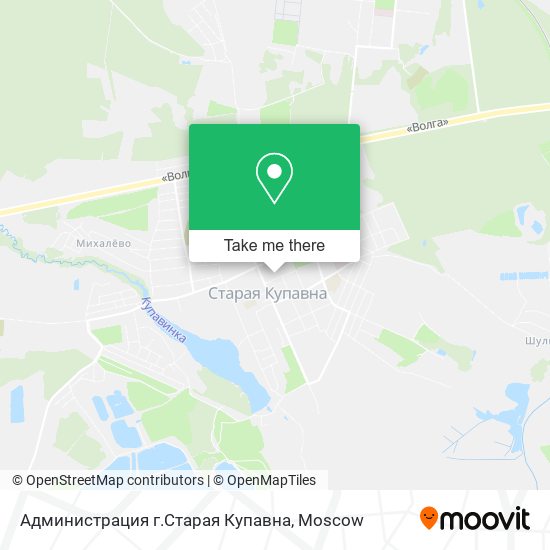 Администрация г.Старая Купавна map