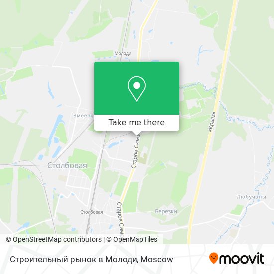 Строительный рынок в Молоди map
