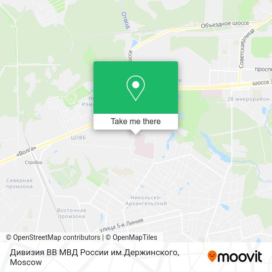 Дивизия ВВ МВД России им.Держинского map
