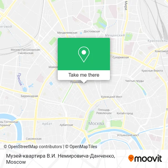 Музей-квартира В.И. Немировича-Данченко map