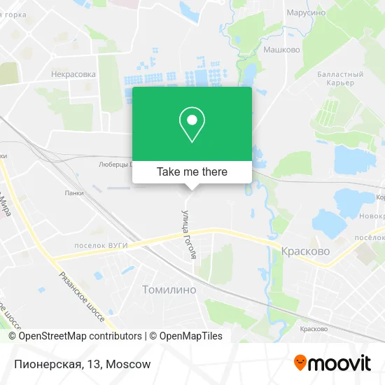 Пионерская, 13 map