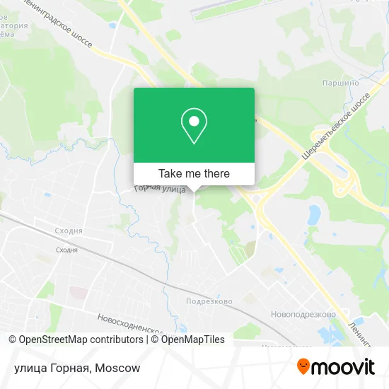 улица Горная map