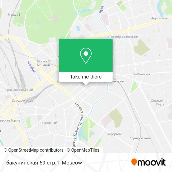 бакунинская 69 стр.1 map