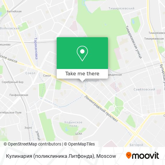 Кулинария (поликлиника Литфонда) map