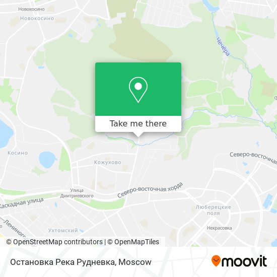 Остановка Река Рудневка map