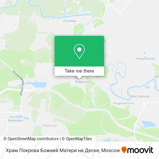 Храм Покрова Божией Матери на Десне map