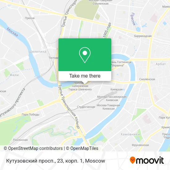 Кутузовский просп., 23, корп. 1 map