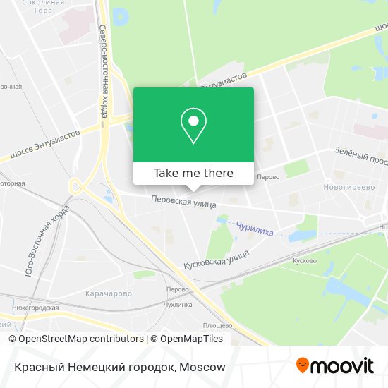 Красный Немецкий городок map