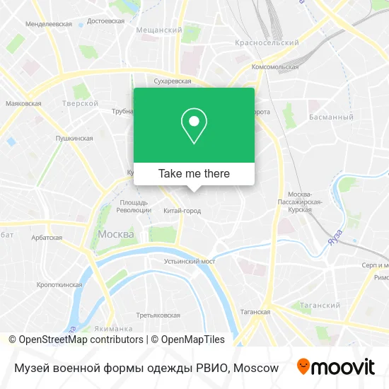 Музей военной формы одежды РВИО map