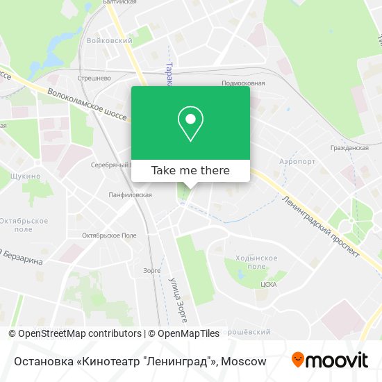 Остановка «Кинотеатр "Ленинград"» map