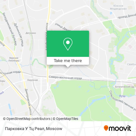 Парковка У Тц Реал map