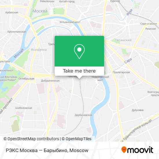 РЭКС Москва — Барыбино map